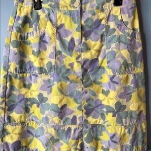 J.Jill Women’s 12P Button Skirt